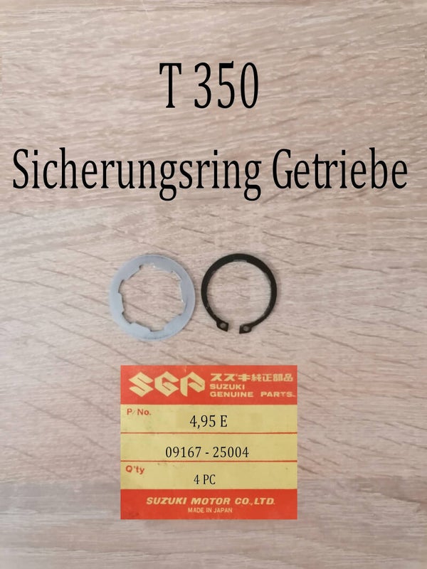 Suzuki T 350 Sicherung Getriebe gebraucht.