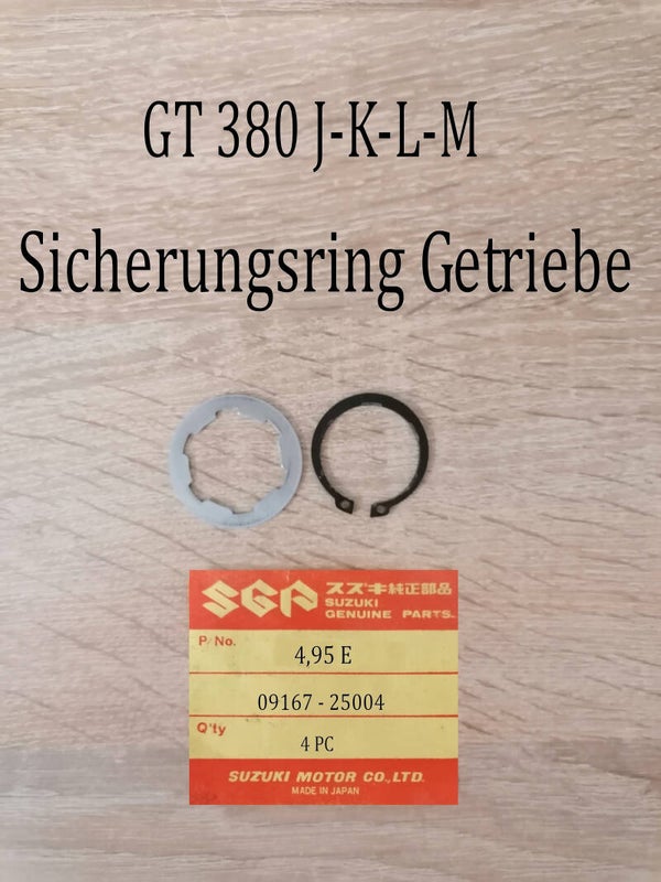 Suzuki GT 380 Sicherung Getriebe