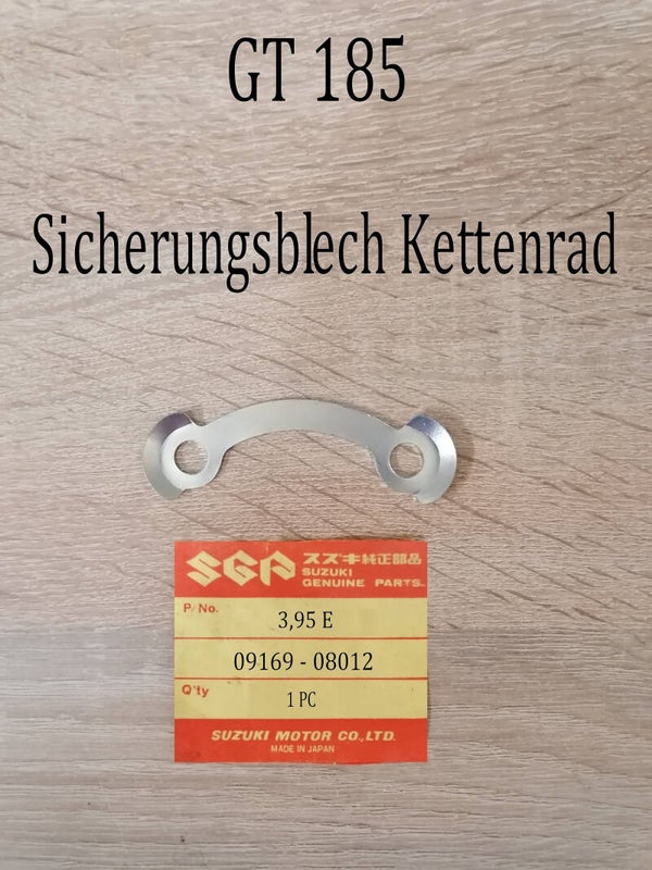 Suzuki GT 185 Sicherungsblech Kettenrad