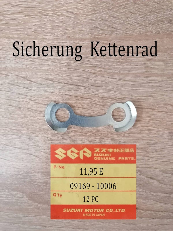 Suzuki GT 250 Sicherungsblech Kettenrad