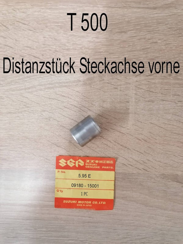 Suzuki T 500 Distanzstück Steckachse vorne.