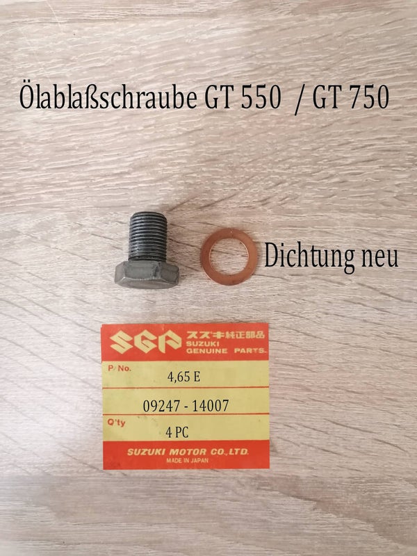 Suzuki GT 550 Ölablaßschraube