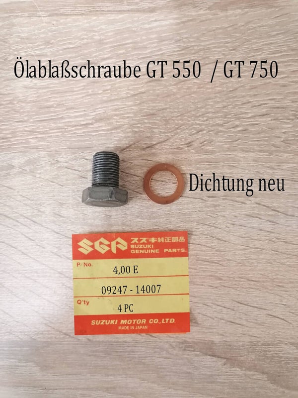 Suzuki GT 750 Ölablaßschraube gebraucht.