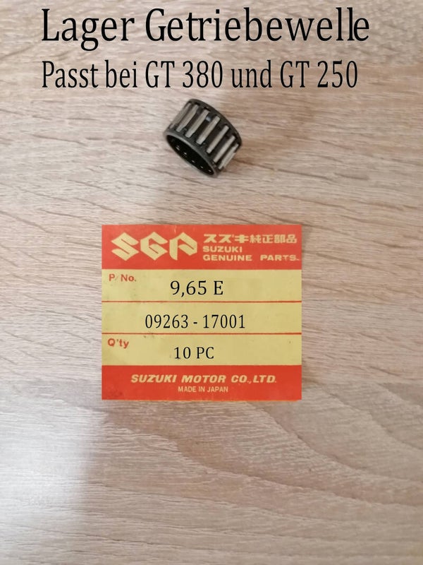 Suzuki GT 380 Lager Getriebewelle