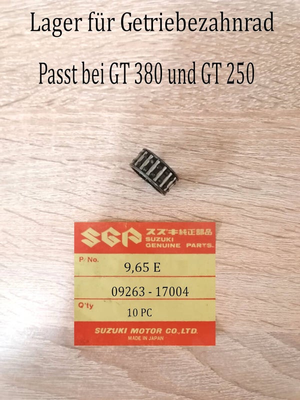 Suzuki GT 250 Lager Getrieberad gebraucht.
