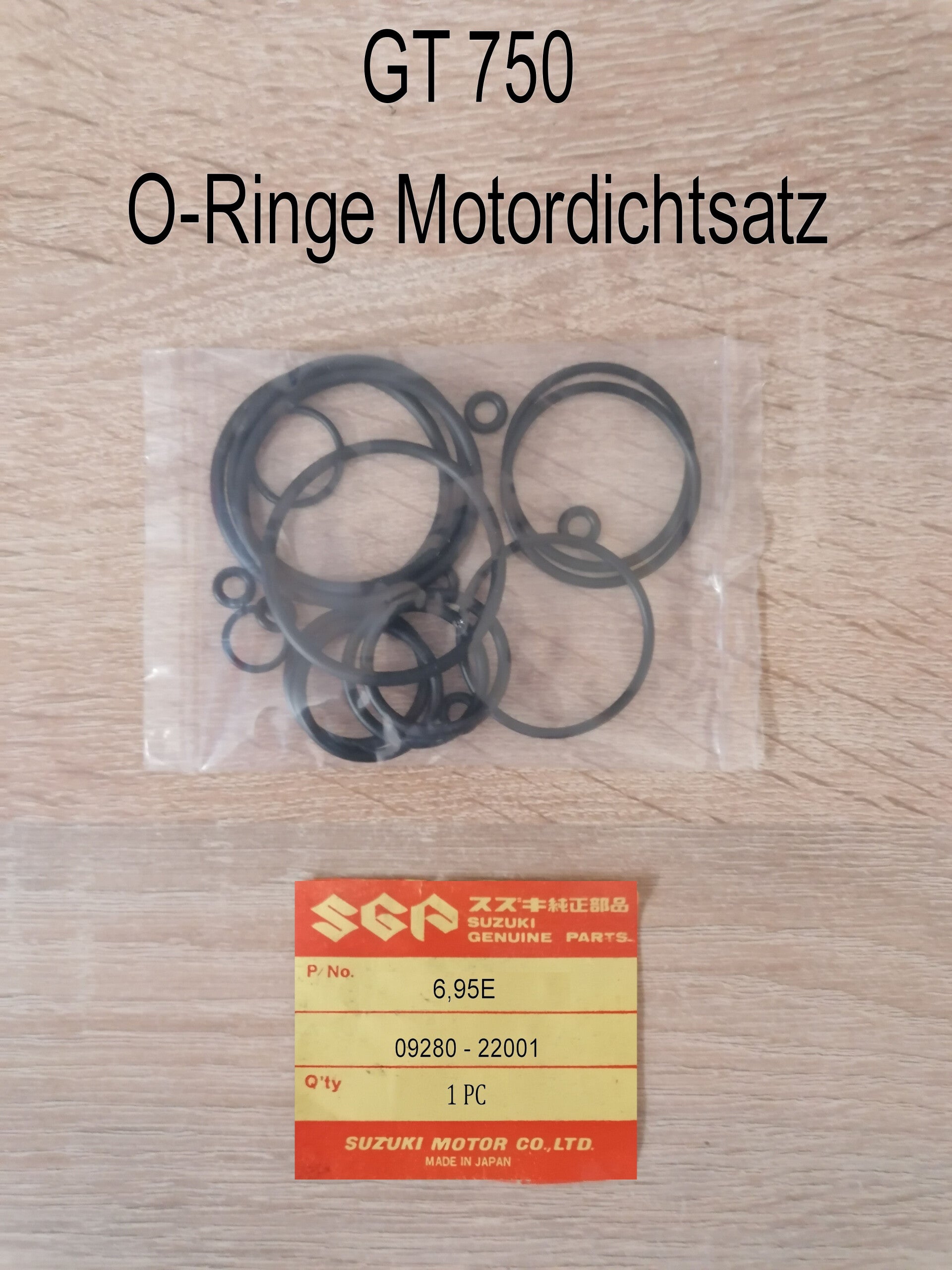 Suzuki GT 750 O-Ringe  Motordichtsatz neu