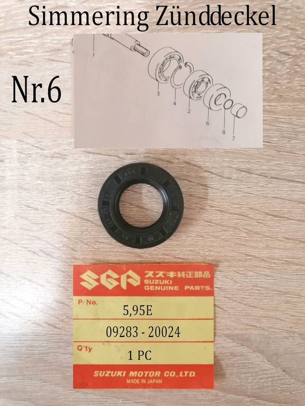 Suzuki GT 550 Simmering Zünddeckel neu.