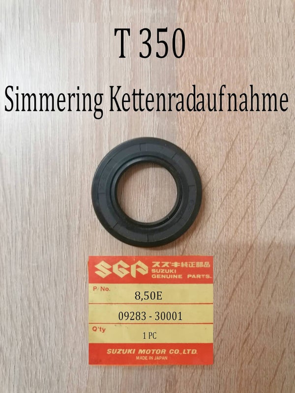 Suzuki T 350 Simmering Kettenradaufnahme neu.