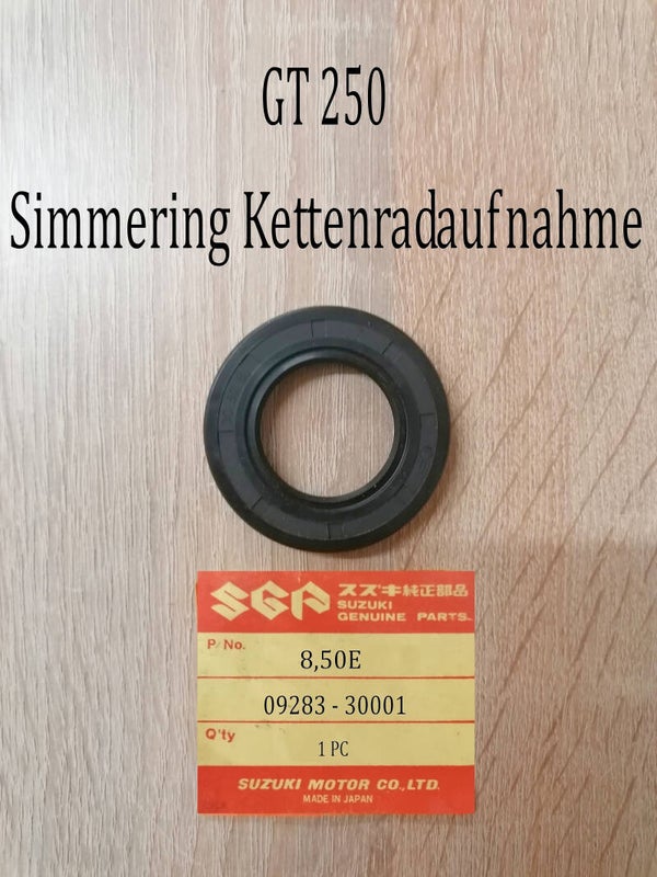 Suzuki GT 250 Simmering Kettenradaufnahme neu.