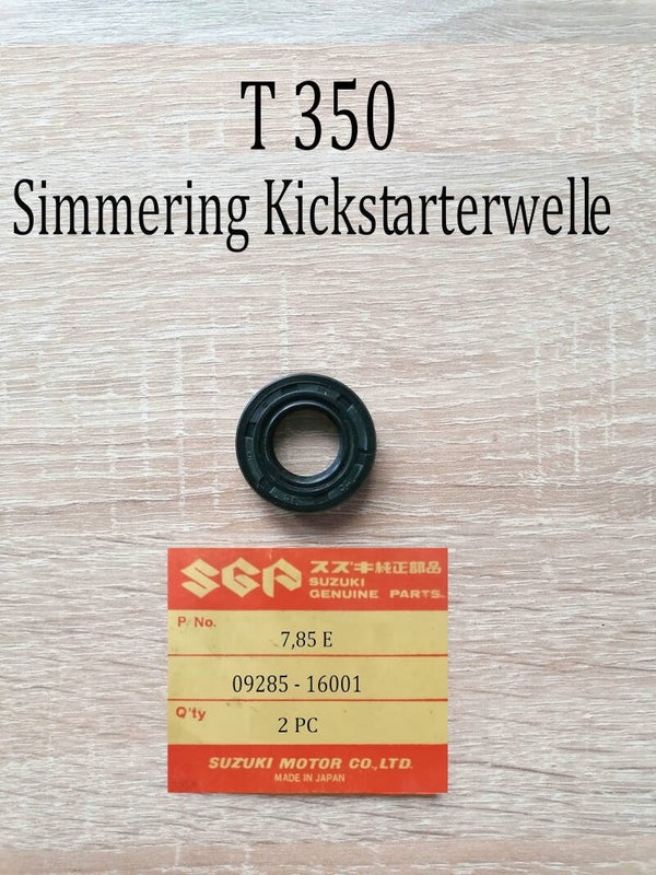 Suzuki T 350 Simmering Kickstarterwelle neu.