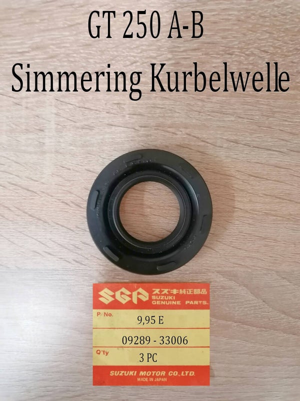 Suzuki GT 250 A-B Simmering Kurbelwelle neu.