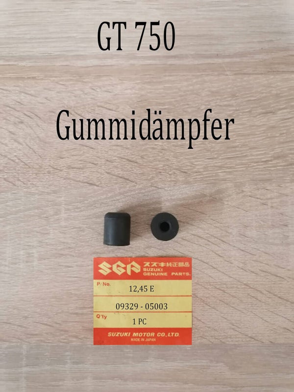 Suzuki GT 750 Gummidämpfer Schutzblech neu.