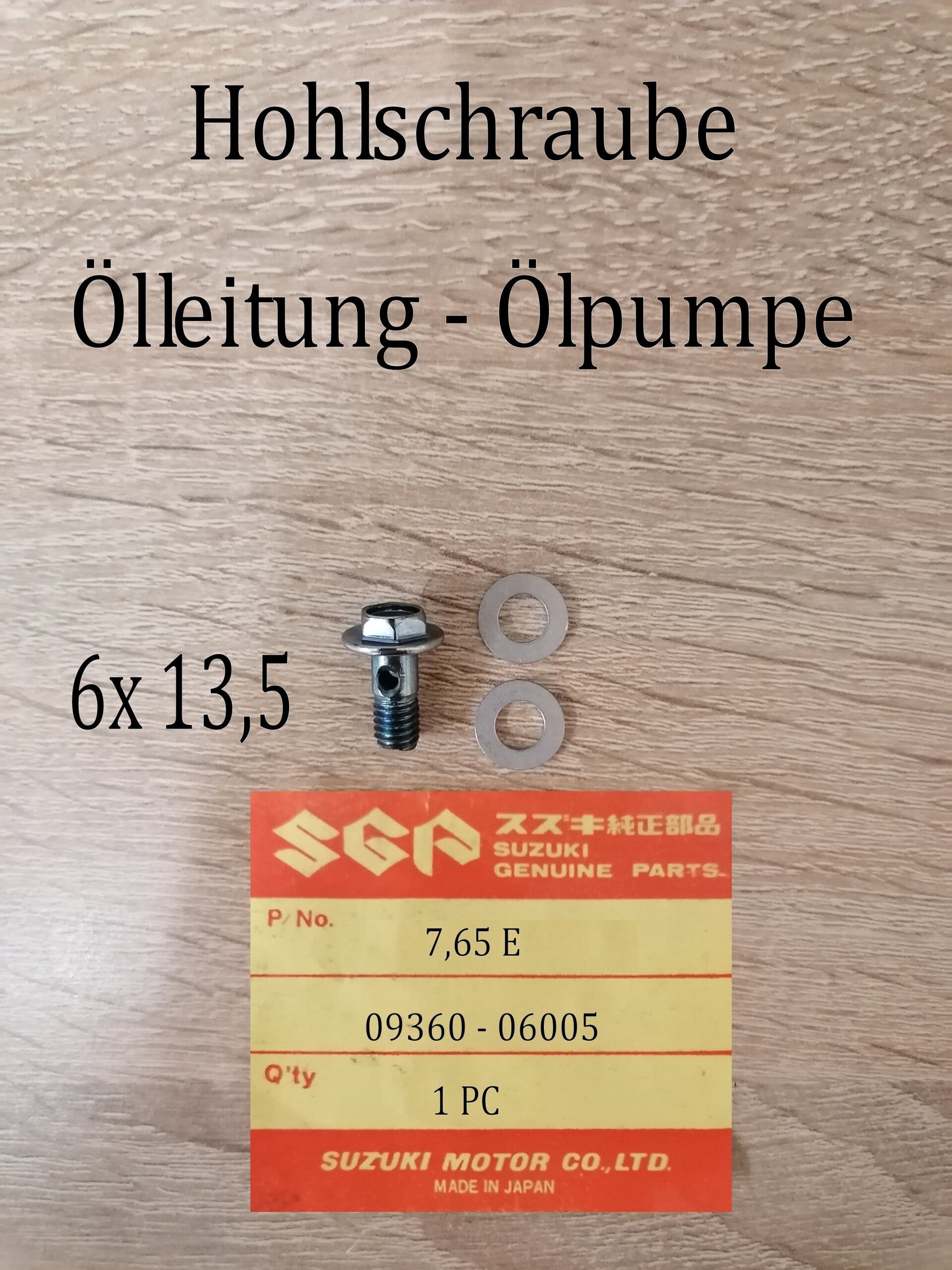 Suzuki GT - T 500 Hohlschraube Ölpumpe