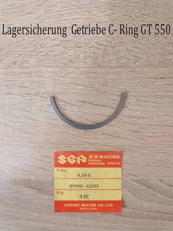 Suzuki GT 550 Lagersicherung Getriebe gebraucht.