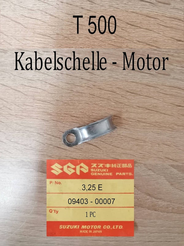Suzuki T 500 Kabelschelle Motor