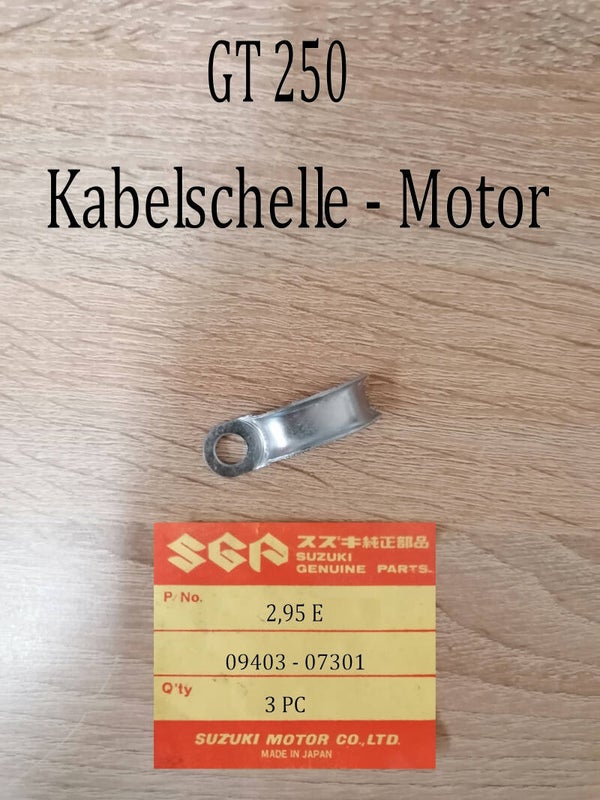 Suzuki GT 250 Kabelschelle Motor gebraucht.