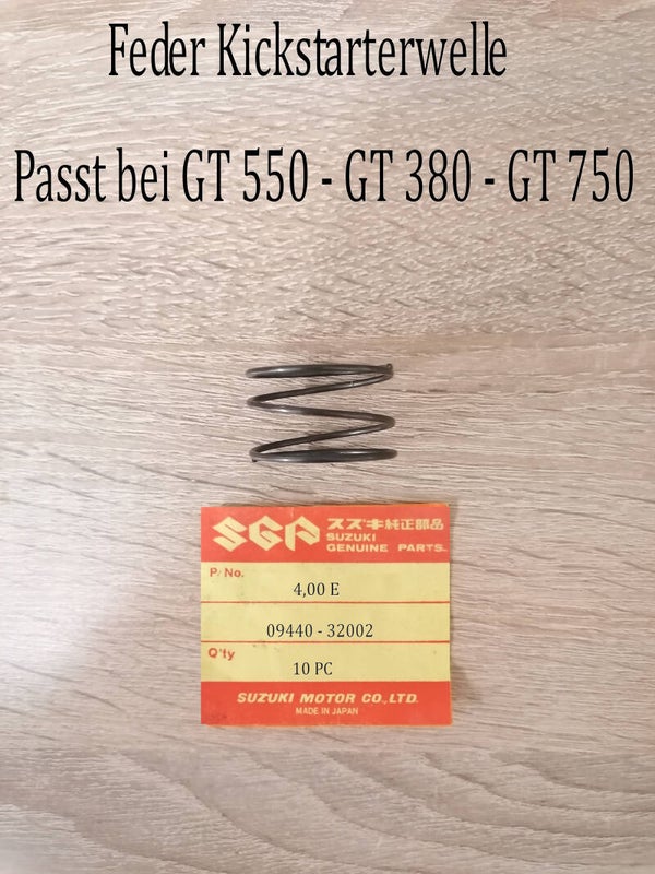 Suzuki GT 550 Feder Kickstarterwelle gebraucht.