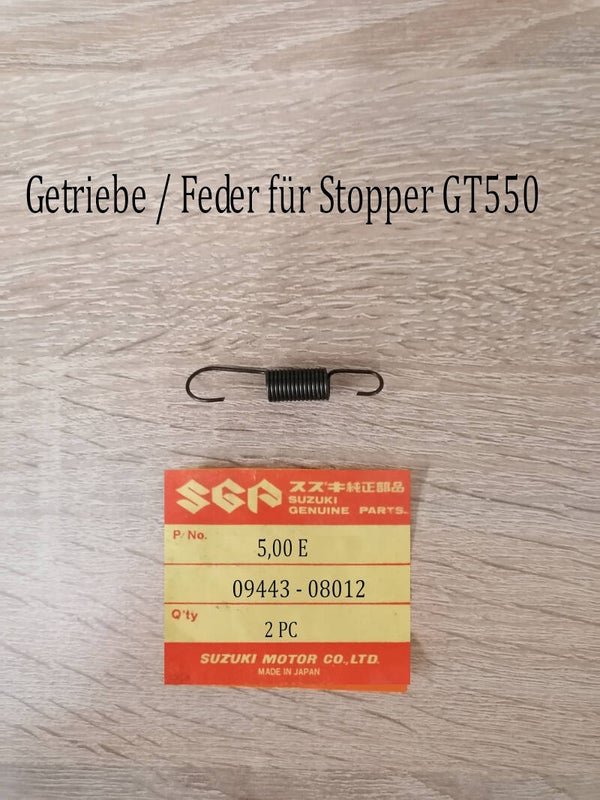 Suzuki GT 550 Feder Getriebe gebraucht.