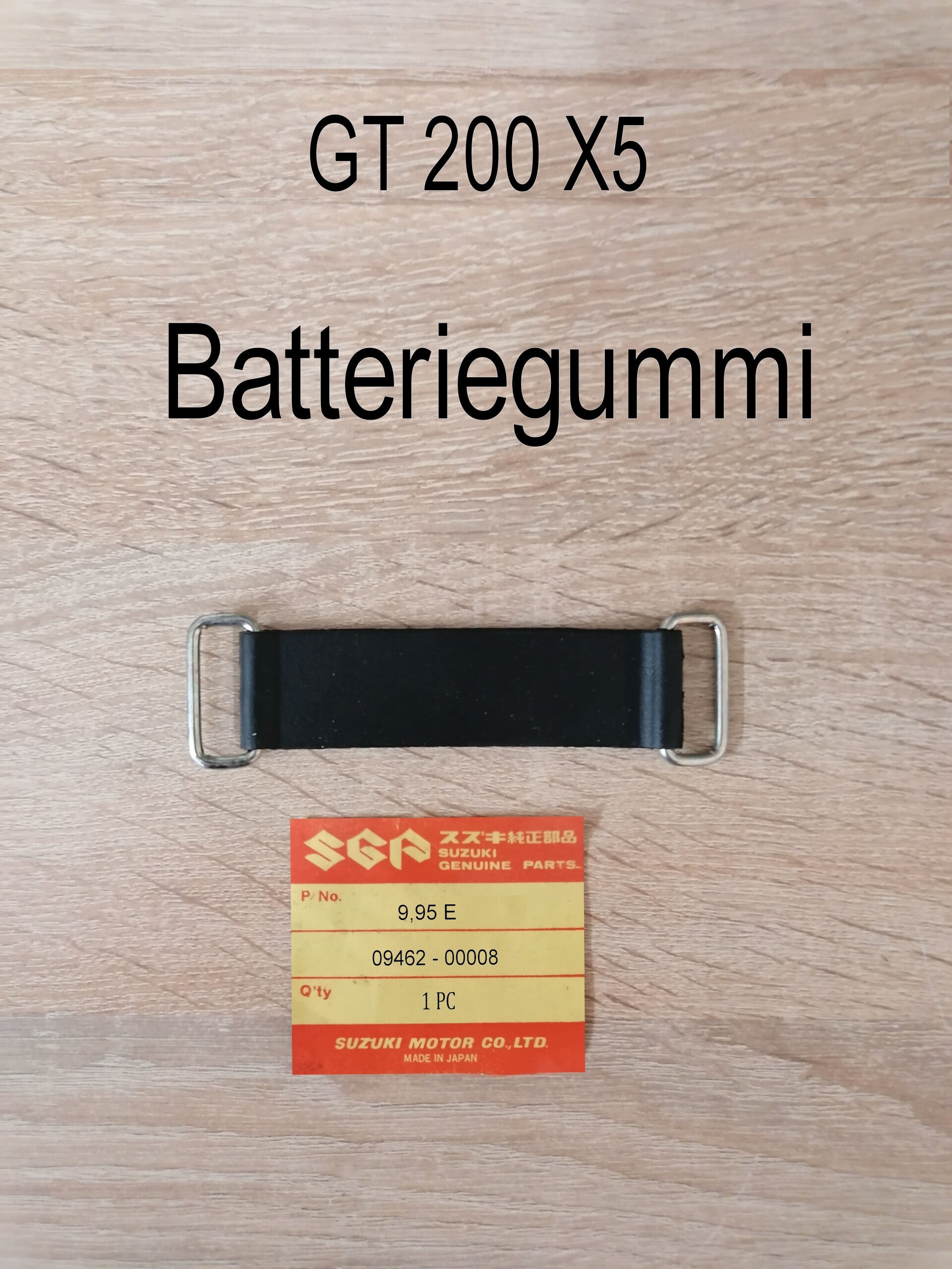 Suzuki GT 200 X5 Batteriegummi neu.