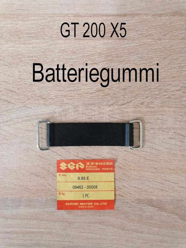 Suzuki GT 200 X5 Batteriegummi neu.