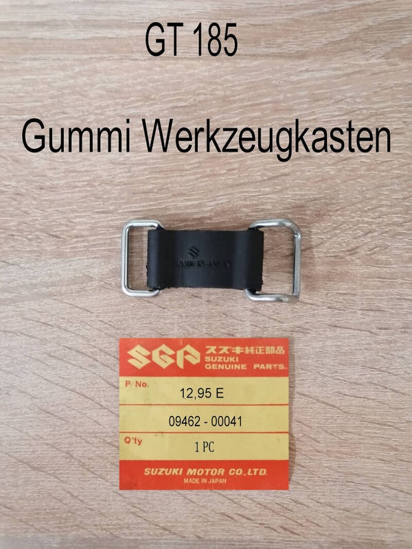 Suzuki GT 185 Gummi Werkzeugkasten neu.