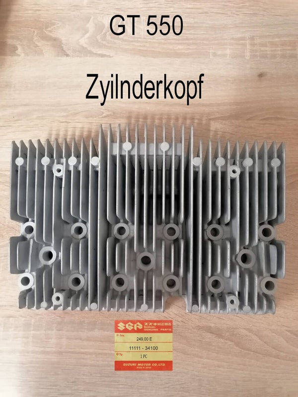 Suzuki GT 550 Zylinderkopf gebraucht.