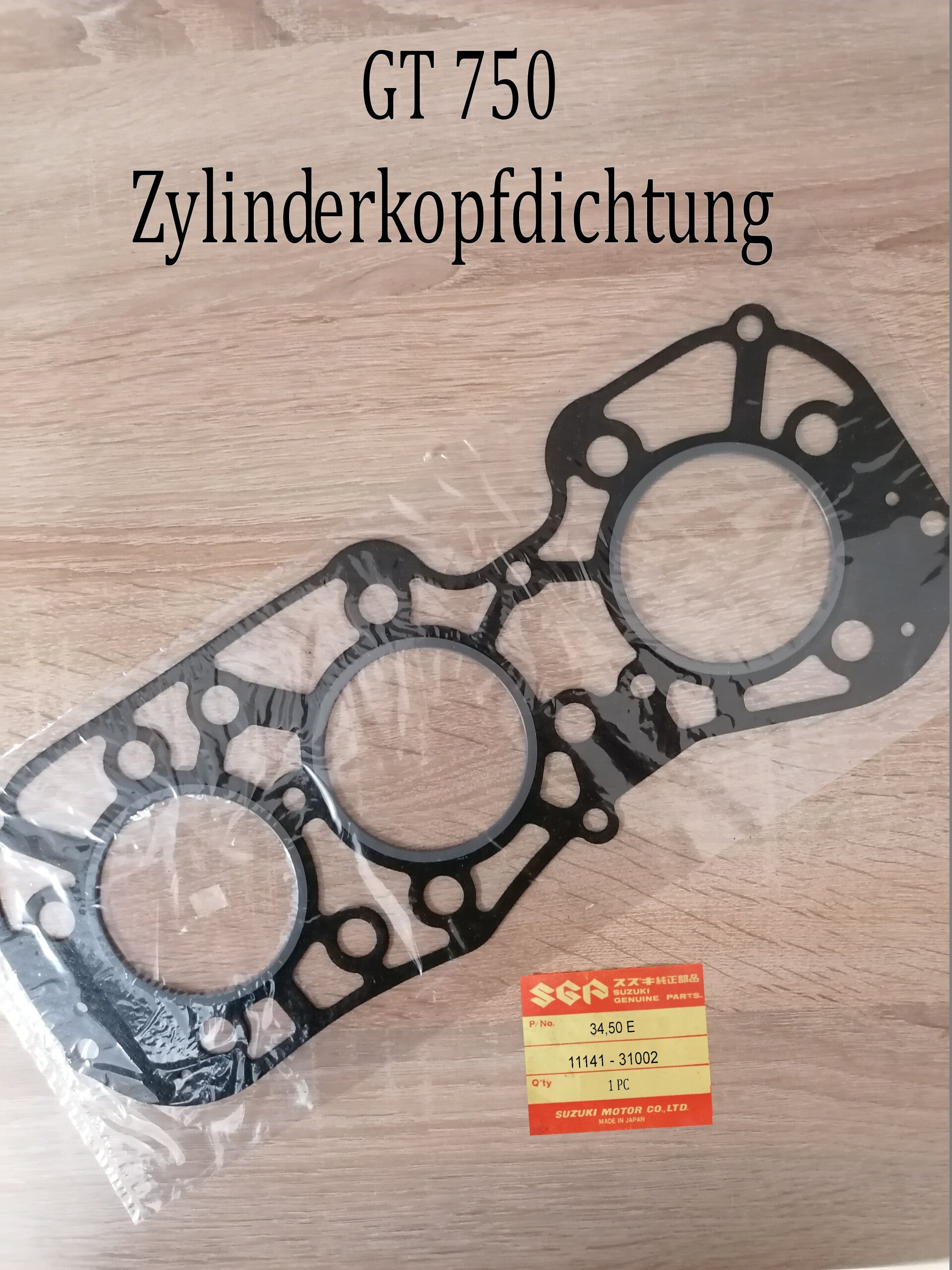 Suzuki GT 750 Zylinderkopfdichtung neu.