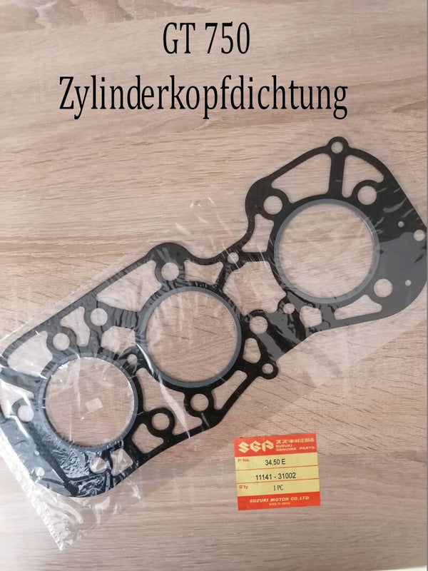 Suzuki GT 750 Zylinderkopfdichtung neu.