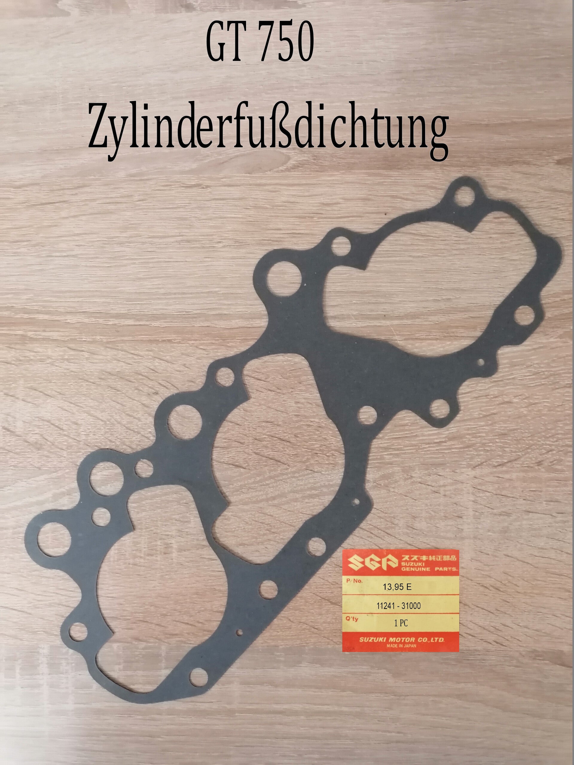 Suzuki GT 750 Zylinderfußdichtung neu.