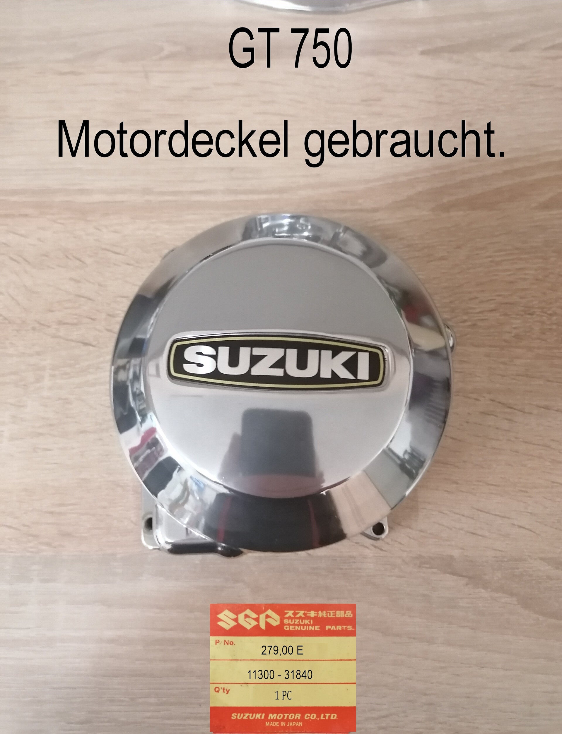 Suzuki GT 750 Motordeckel gebraucht.