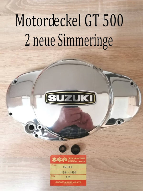Suzuki GT 500 Motordeckel gebraucht.