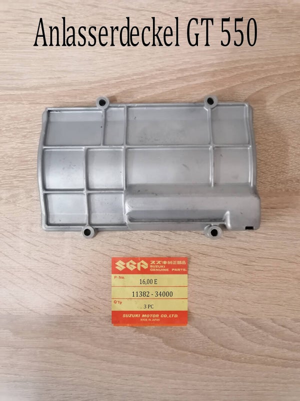 Suzuki GT 550 Anlasserdeckel gebraucht.