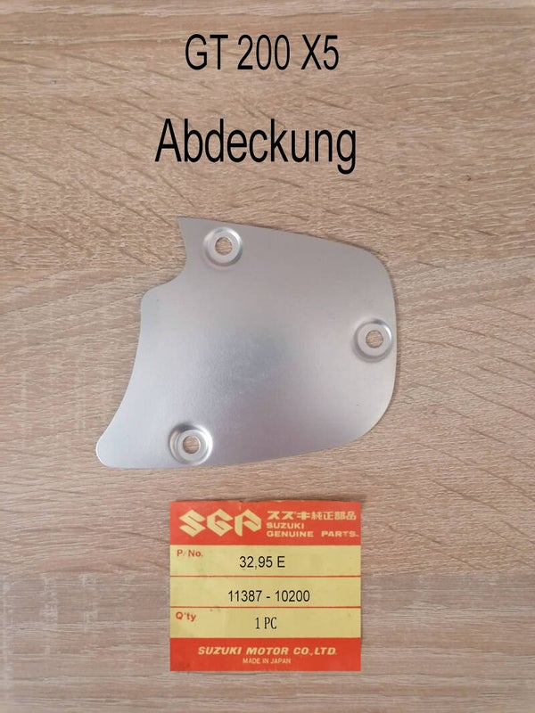 Suzuki GT 200 X5 Abdeckung Kupplungsmechanismus neu.