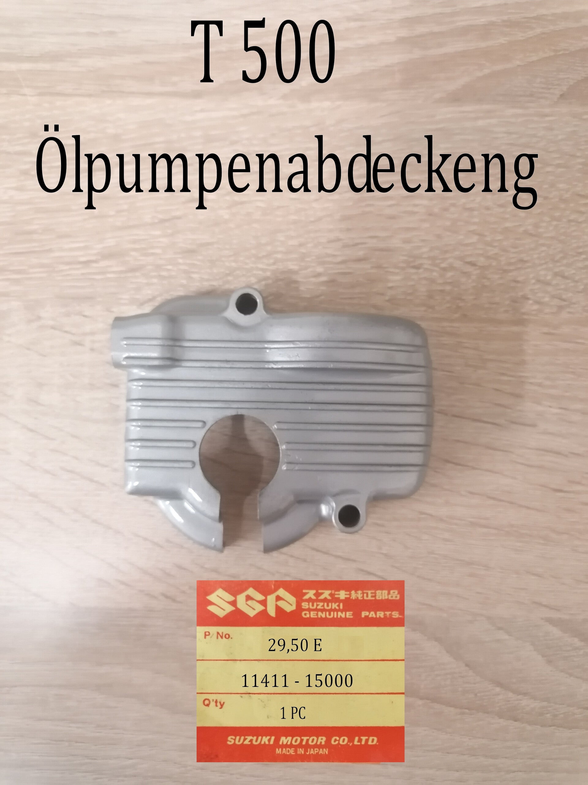 Suzuki T 500 Ölpumpenabdeckung