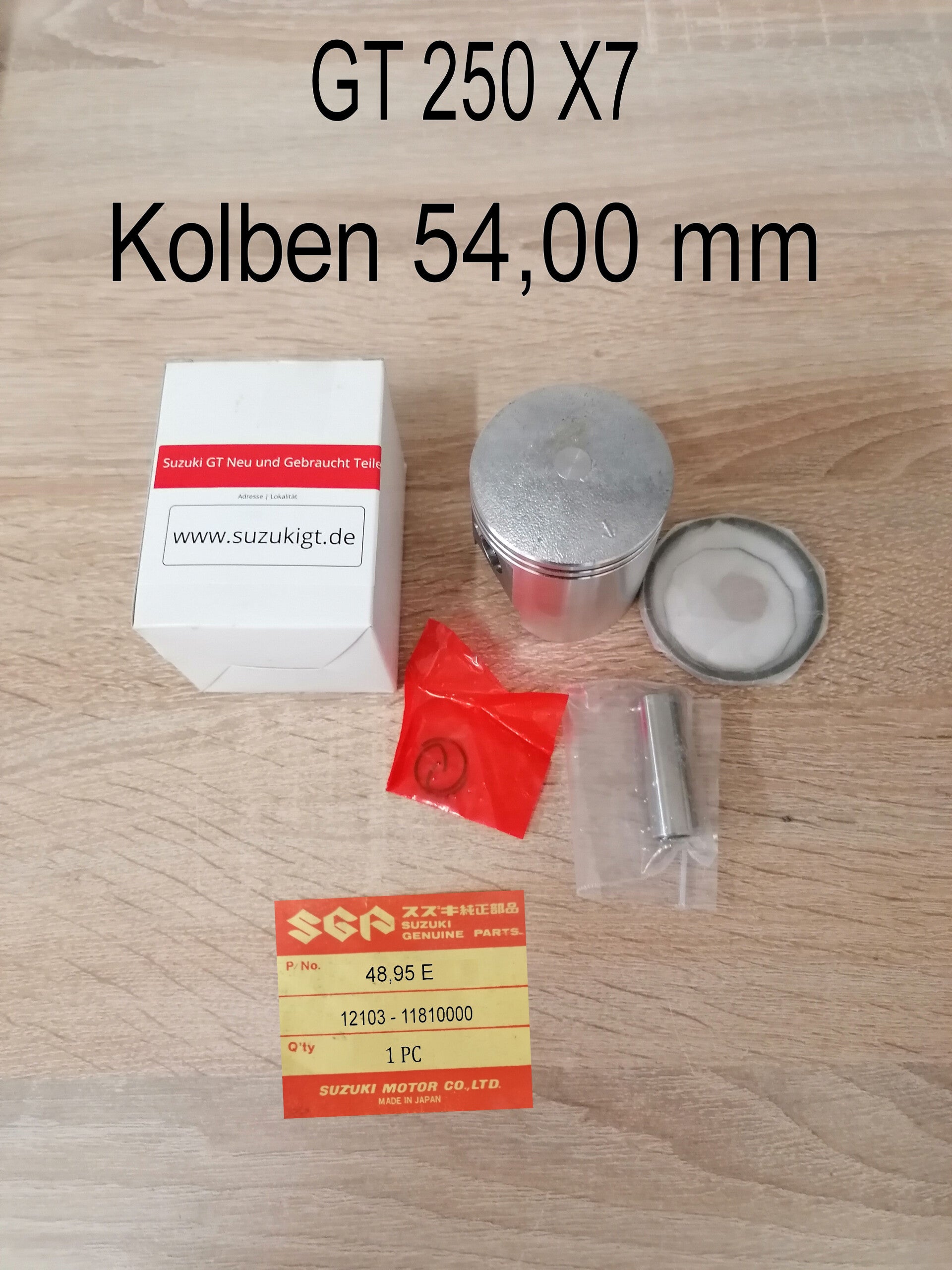 Suzuki GT 250 X7  Kolben 54,00 mm