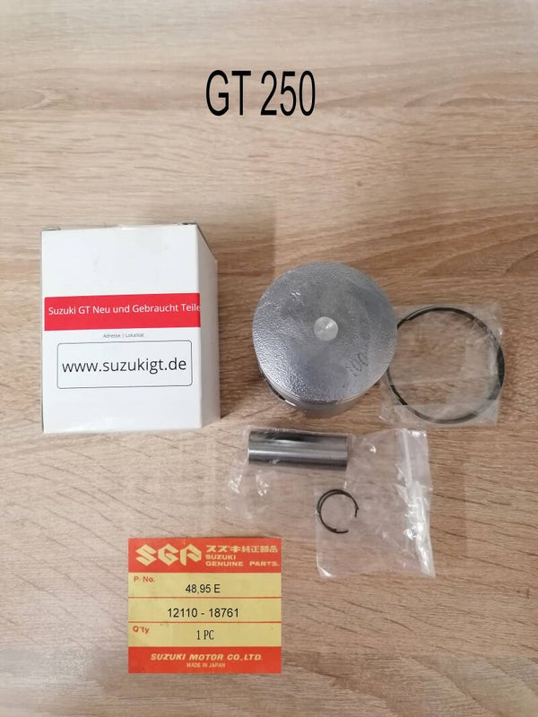 Suzuki GT 250 Kolben + 1,00 Bolzen 16 mm neu.