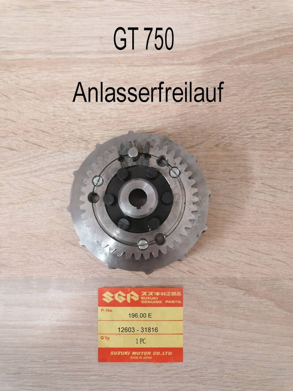 Suzuki GT 750 Anlasserfreilauf gebraucht.
