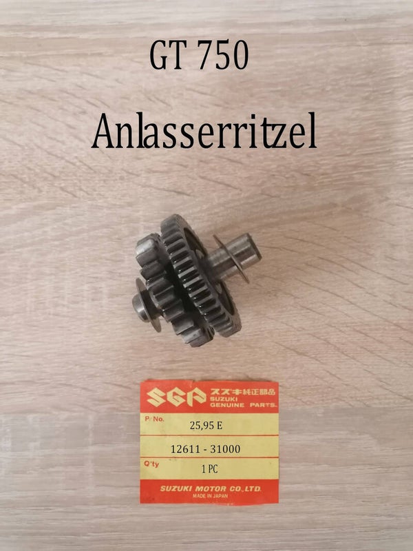 Suzuki GT 750 Anlasserritzel gebraucht.