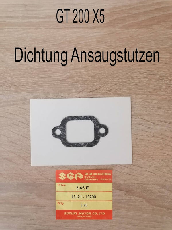 Suzuki GT 200 X5  Dichtung Ansaugstutzen