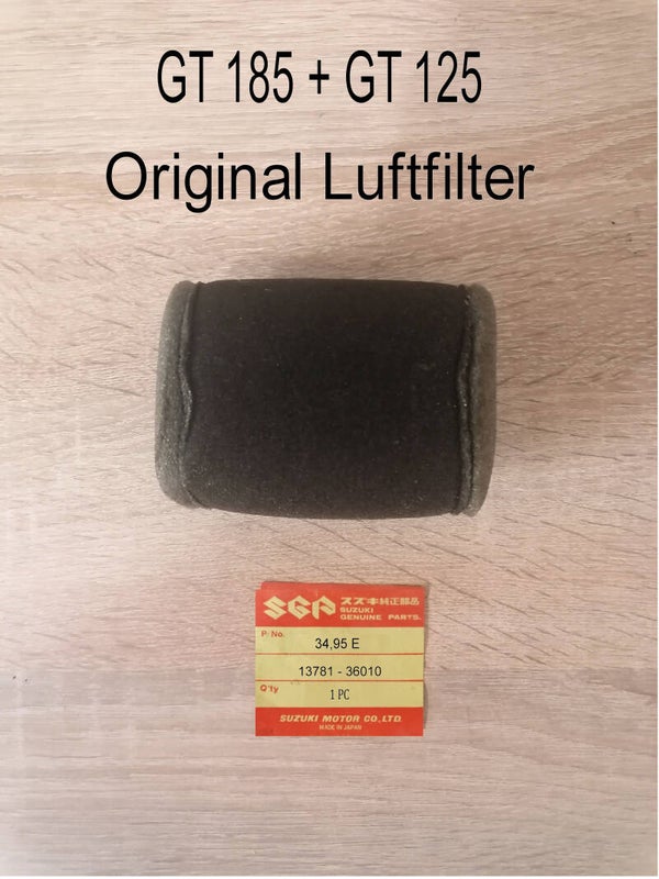 Suzuki GT 185 + GT 125 Luftfilter neu original Suzuki.