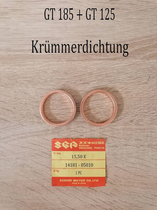 Suzuki GT 185 + GT 125 Krümmerdichtung Suzuki