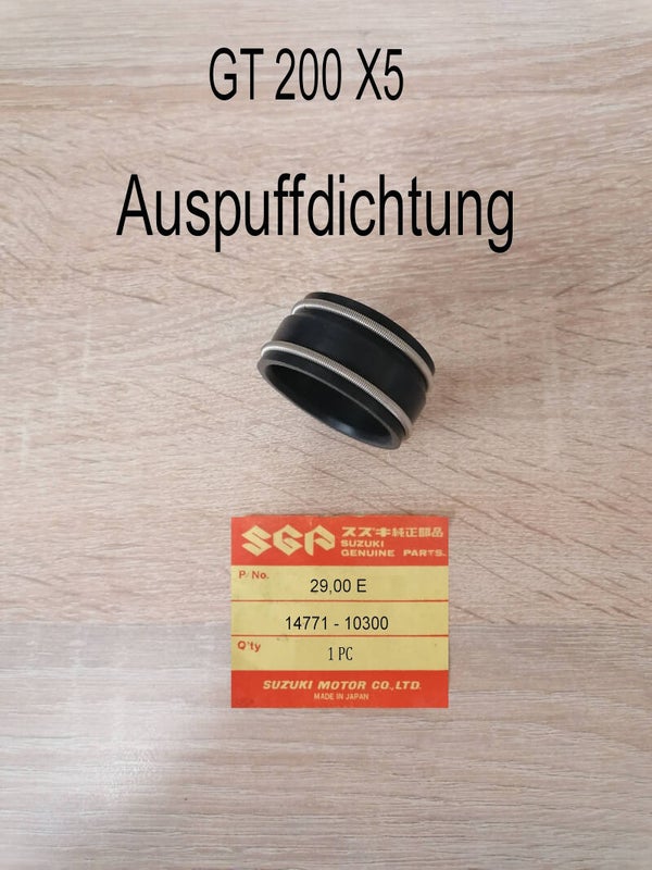 Suzuki GT 200 X5 Auspuffdichtung neu.
