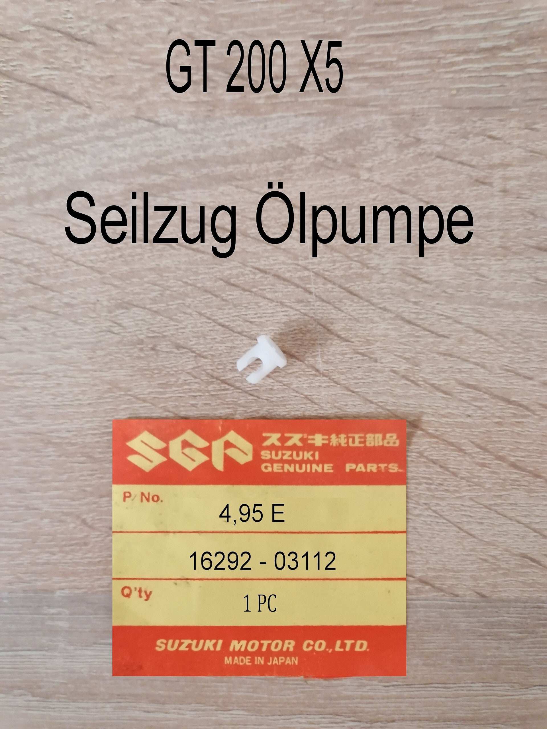 Suzuki GT 200 X5 Seilzug Ölpumpe neu.