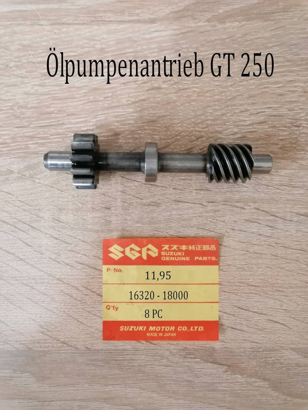 Suzuki GT 250 Ölpumpenantrieb gebraucht.