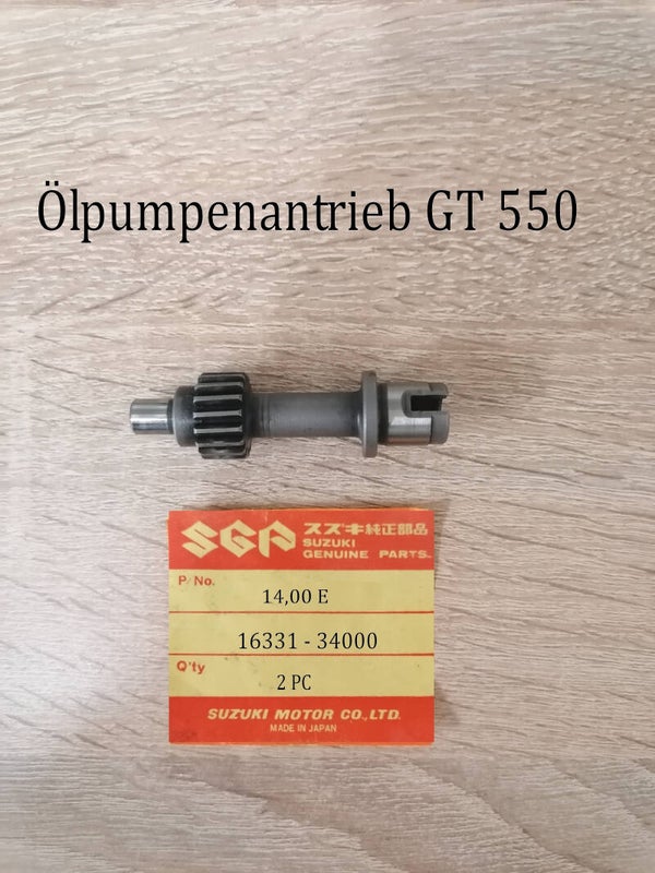 Suzuki GT 550 Ölpumpenantrieb gebraucht.