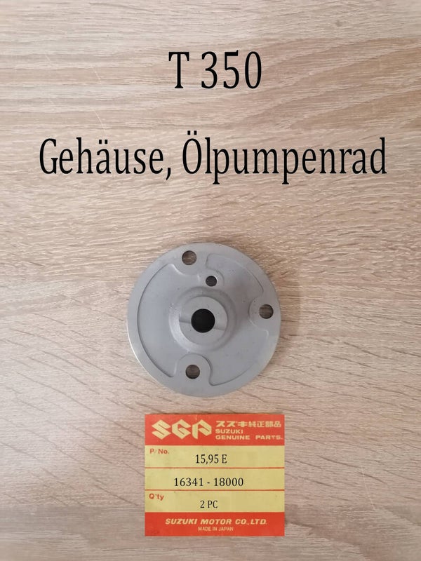 Suzuki T 350 Gehäuse Ölpumpenrad gebraucht.