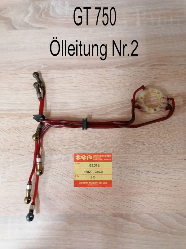 Suzuki GT 750 Ölleitung Nr. 2