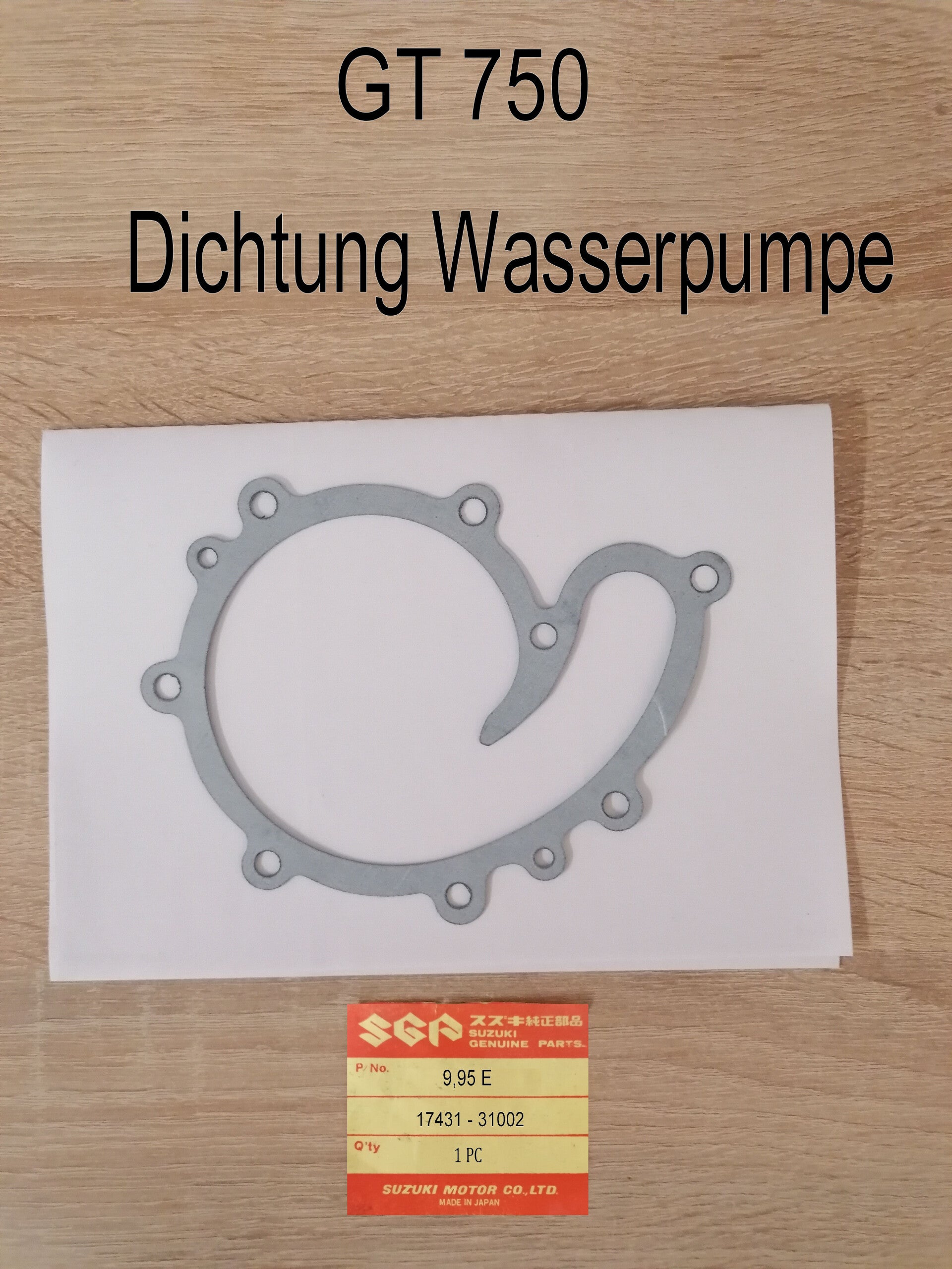 Suzuki GT 750 Dichtung Wasserpumpe neu.