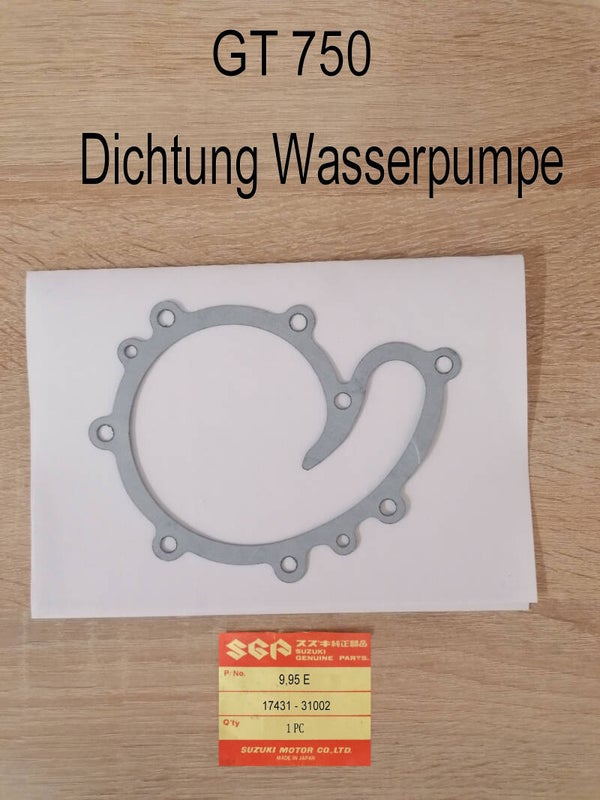 Suzuki GT 750 Dichtung Wasserpumpe neu.