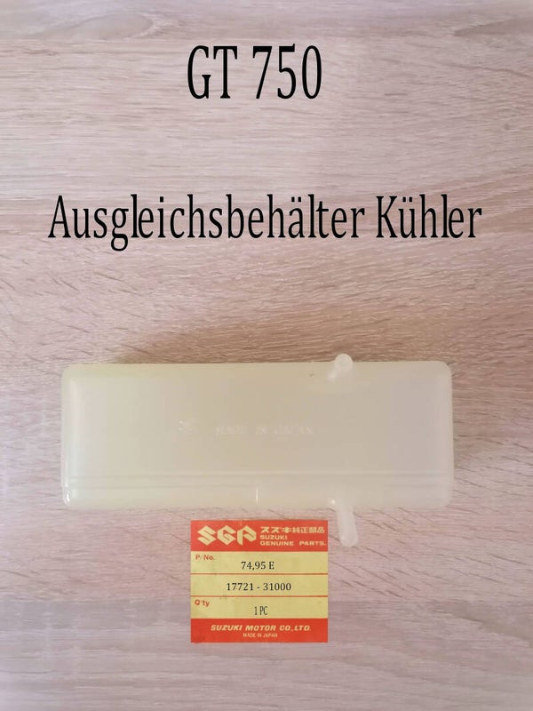 Suzuki GT 750  Original Ausgleichsbehälter Kühler neu.